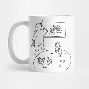 Unicorn Homeschooling Session Mug